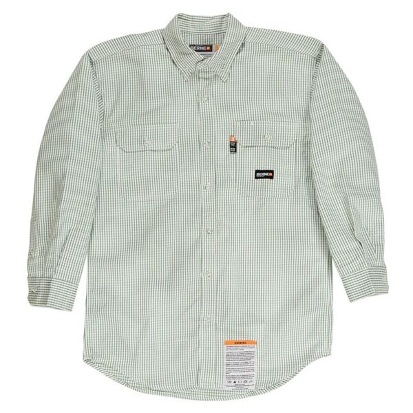 Men's Flame-Resistant Down Plaid Work Shirt Thumbnail